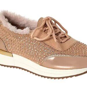 Kenneth Cole Sneakers Reaction Cari Lace Up Faux Fur